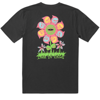 Volcom - FLOWER BUDZ FTY SST - STEALTH - T-Shirt
