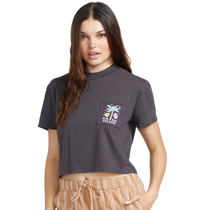 Volcom - POCKET DIAL TEE - VINTAGE BLACK - T-Shirt