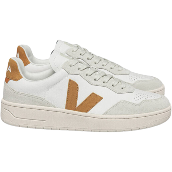 Veja - V-90 - EXTRA-WHITE-UMBER - Sneaker