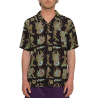 Volcom - FA TETSUNORI SS - BLACK - Kurzarmhemd
