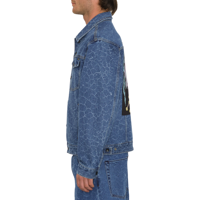 Volcom - FA TETSUNORI DENIM JACKET - LAZER - Jeansjacke