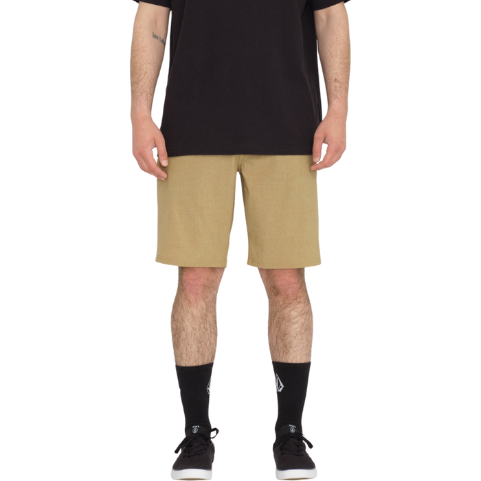 Volcom - FRICKIN CROSS SHRED STATIC 20 - DARK KHAKI - Hybrid Short