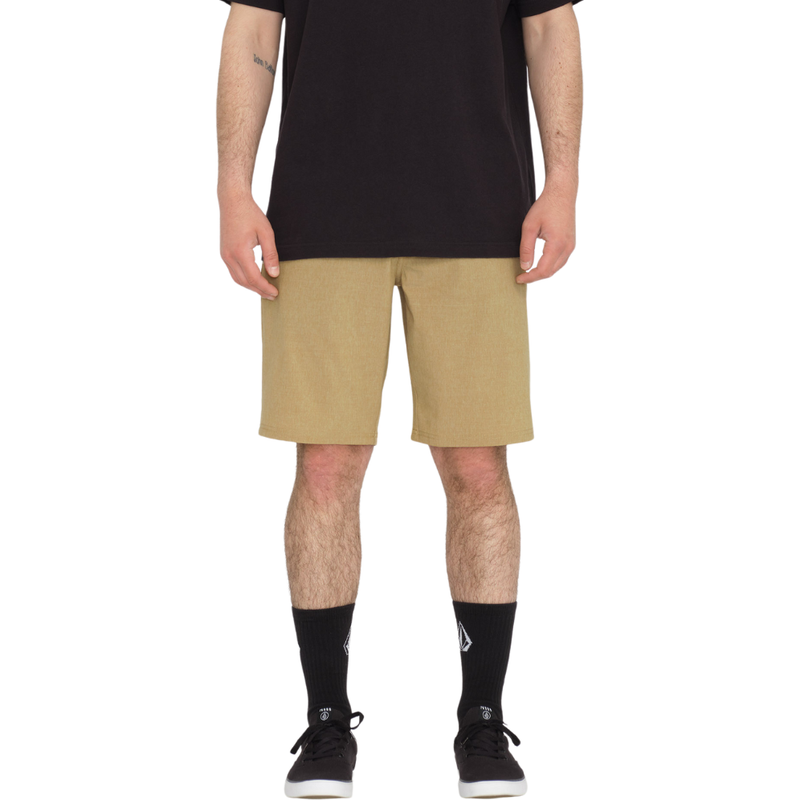 Volcom - FRICKIN CROSS SHRED STATIC 20 - DARK KHAKI - Hybrid Short