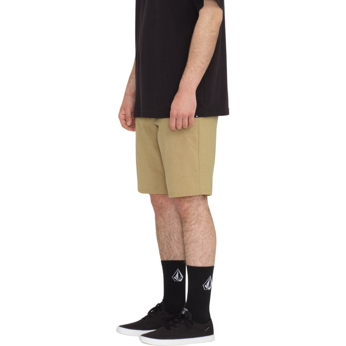 Volcom - FRICKIN CROSS SHRED STATIC 20 - DARK KHAKI - Hybrid Short
