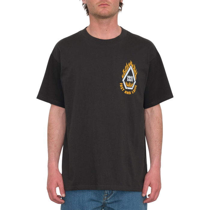 Volcom - SKATE VITALS FAST N LOOSE SST - STEALTH - T-Shirt