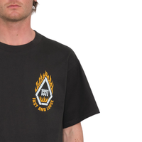 Volcom - SKATE VITALS FAST N LOOSE SST - STEALTH - T-Shirt