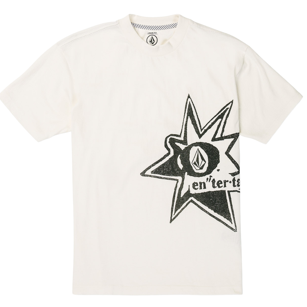 Volcom - V ENT STONE BURST SST - OFF WHITE - T-Shirt