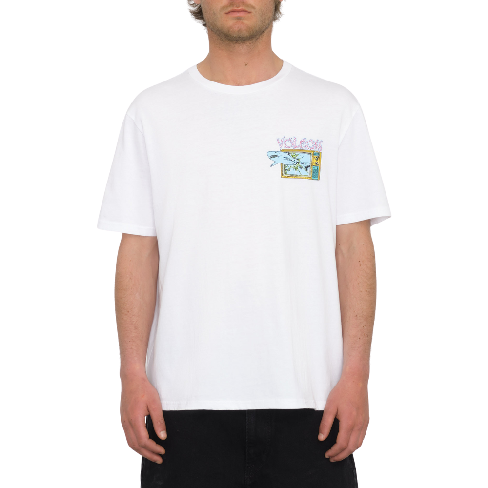Volcom - FRENCHSURF PW SST - WHITE - T-Shirt