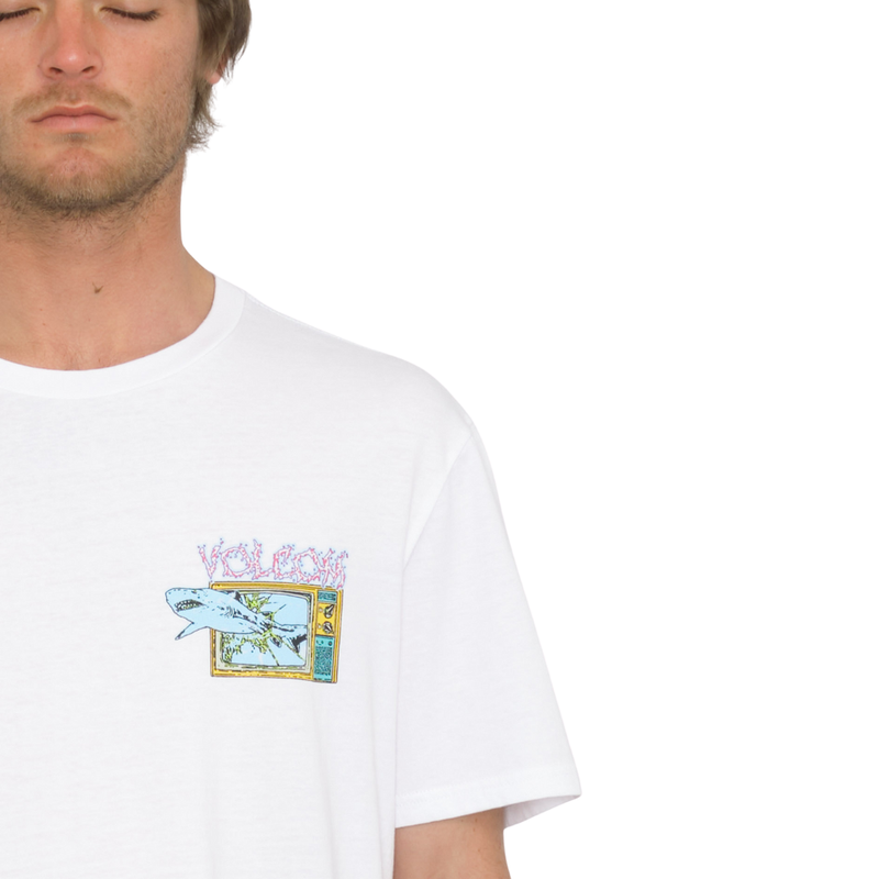 Volcom - FRENCHSURF PW SST - WHITE - T-Shirt