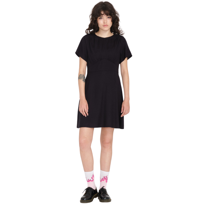 Volcom - SURFPUNK SS DRESS - BLACK - Kleid Kurz