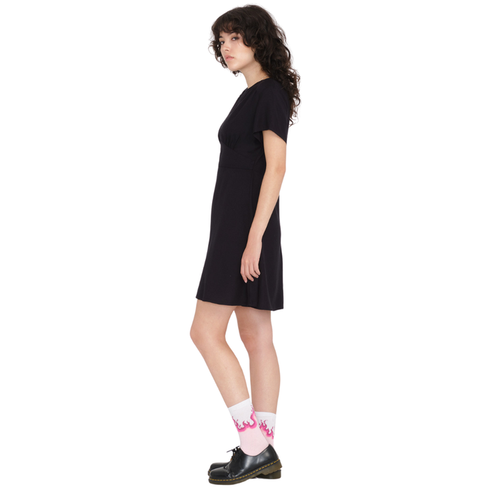 Volcom - SURFPUNK SS DRESS - BLACK - Kleid Kurz