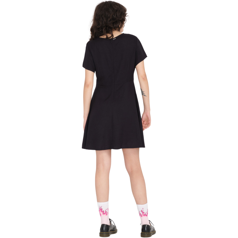Volcom - SURFPUNK SS DRESS - BLACK - Kleid Kurz