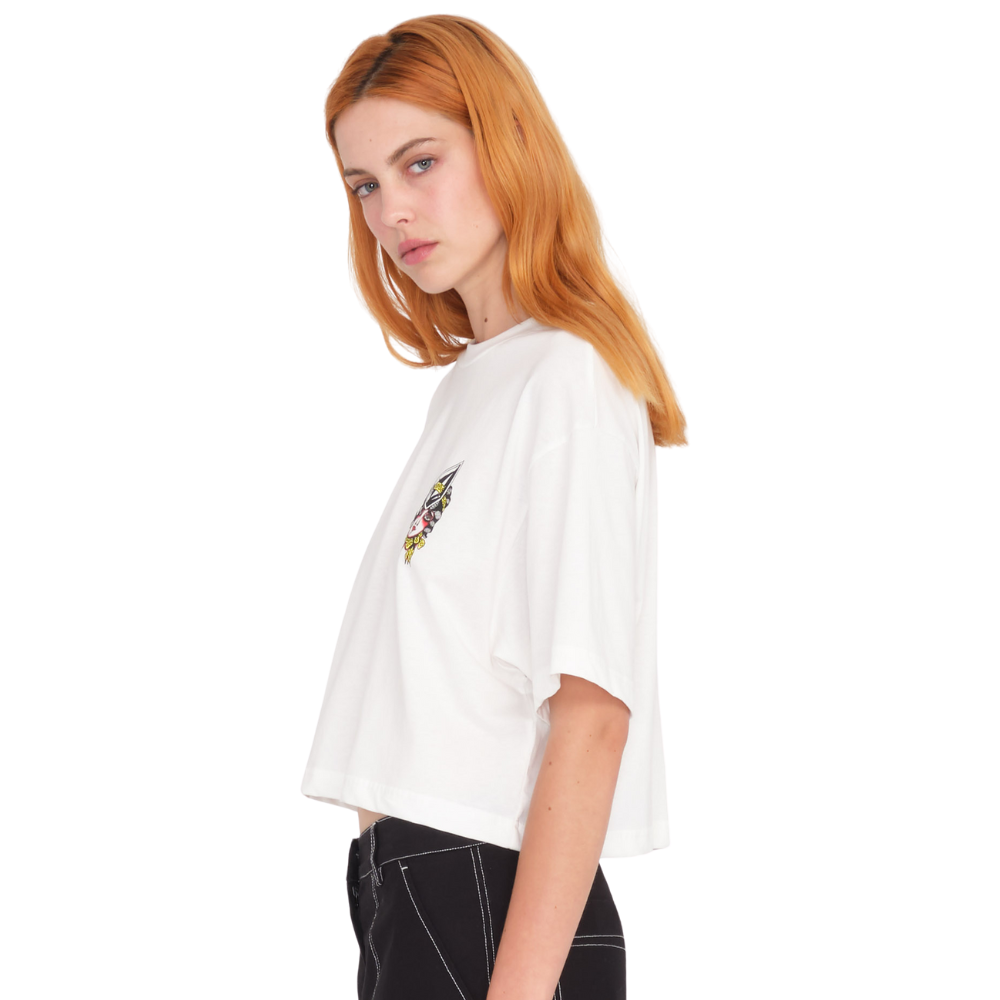 Volcom - DRUMSTONE TEE - STAR WHITE - T-Shirt