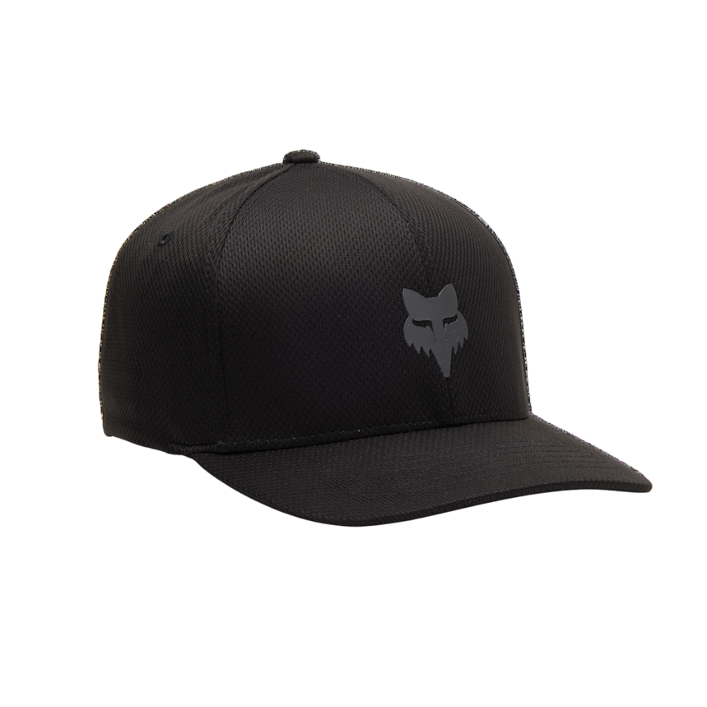 Fox - Fox Head Tech Flexfit Hat - Black/Charcoal - Flexfit Cap