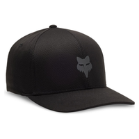 Fox - Fox Head Tech Flexfit Hat - Black/Charcoal - Flexfit Cap