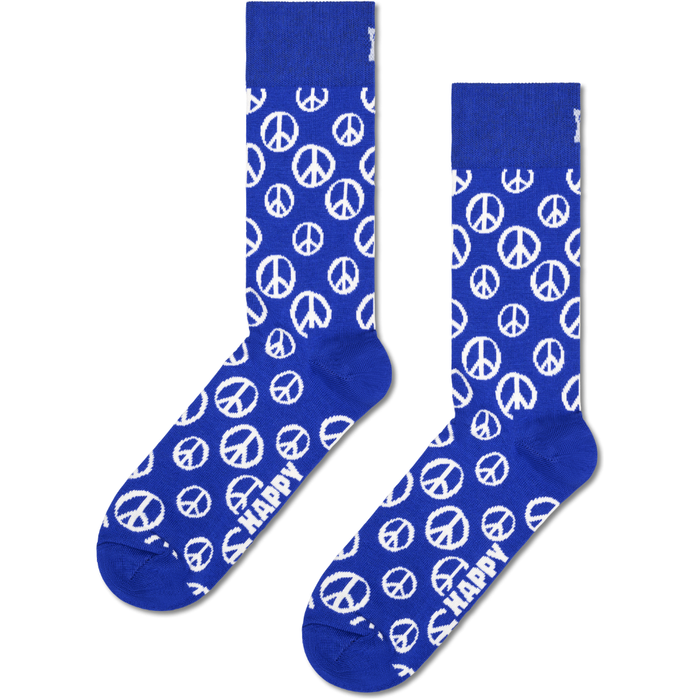 Happy Socks - Peace Sock - Blue - Socken