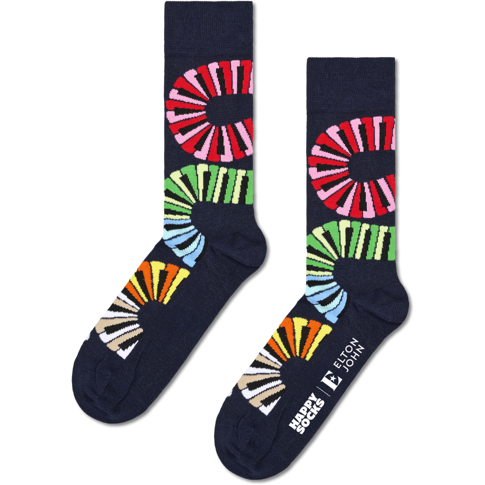 Happy Socks - Piano Notes Sock - Navy - Socken