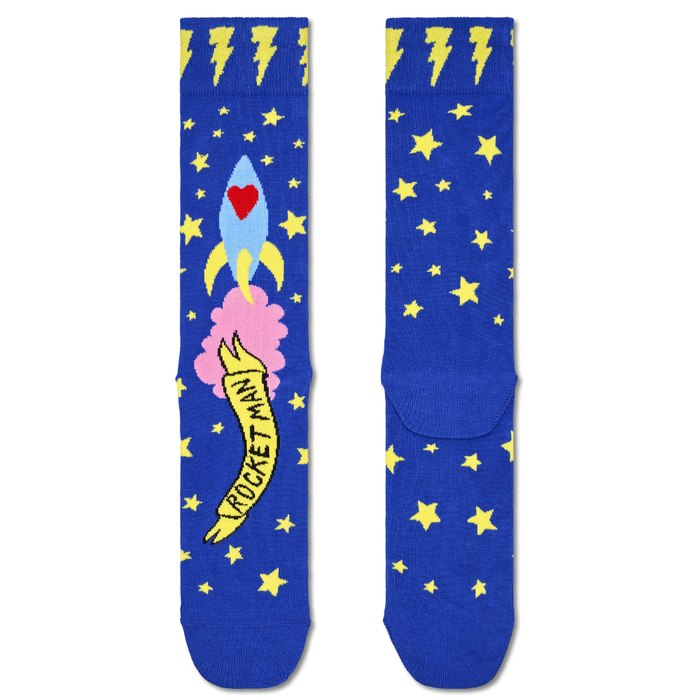 Happy Socks - Rocket Man Sock - Blue - Socken