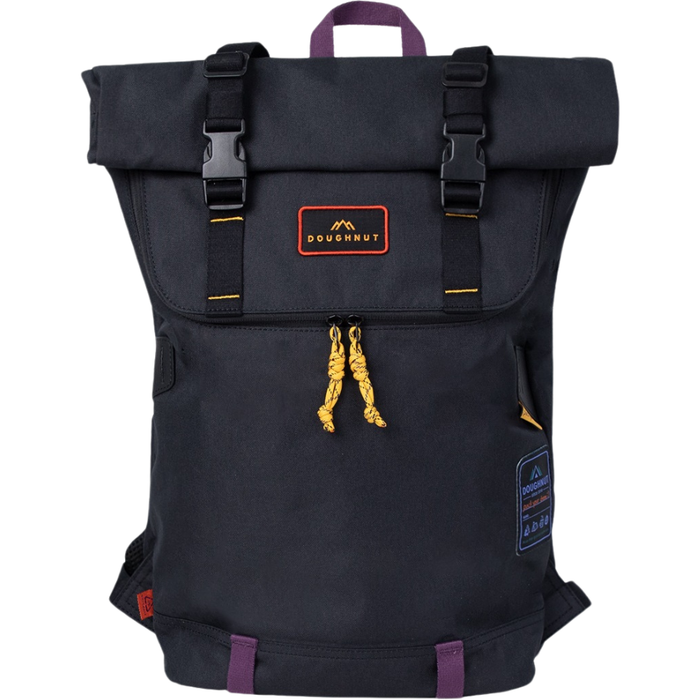 Doughnut - Christopher Happy Camper Backpack - black - Rolltop-Rucksack
