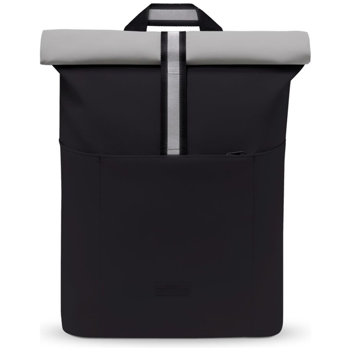 Ucon - Hajo Mini Aloe - Black - Light Grey - Rolltop-Rucksack