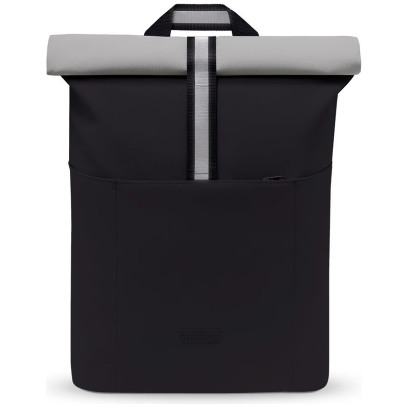 Ucon - Hajo Mini Aloe - Black - Light Grey - Rolltop-Rucksack