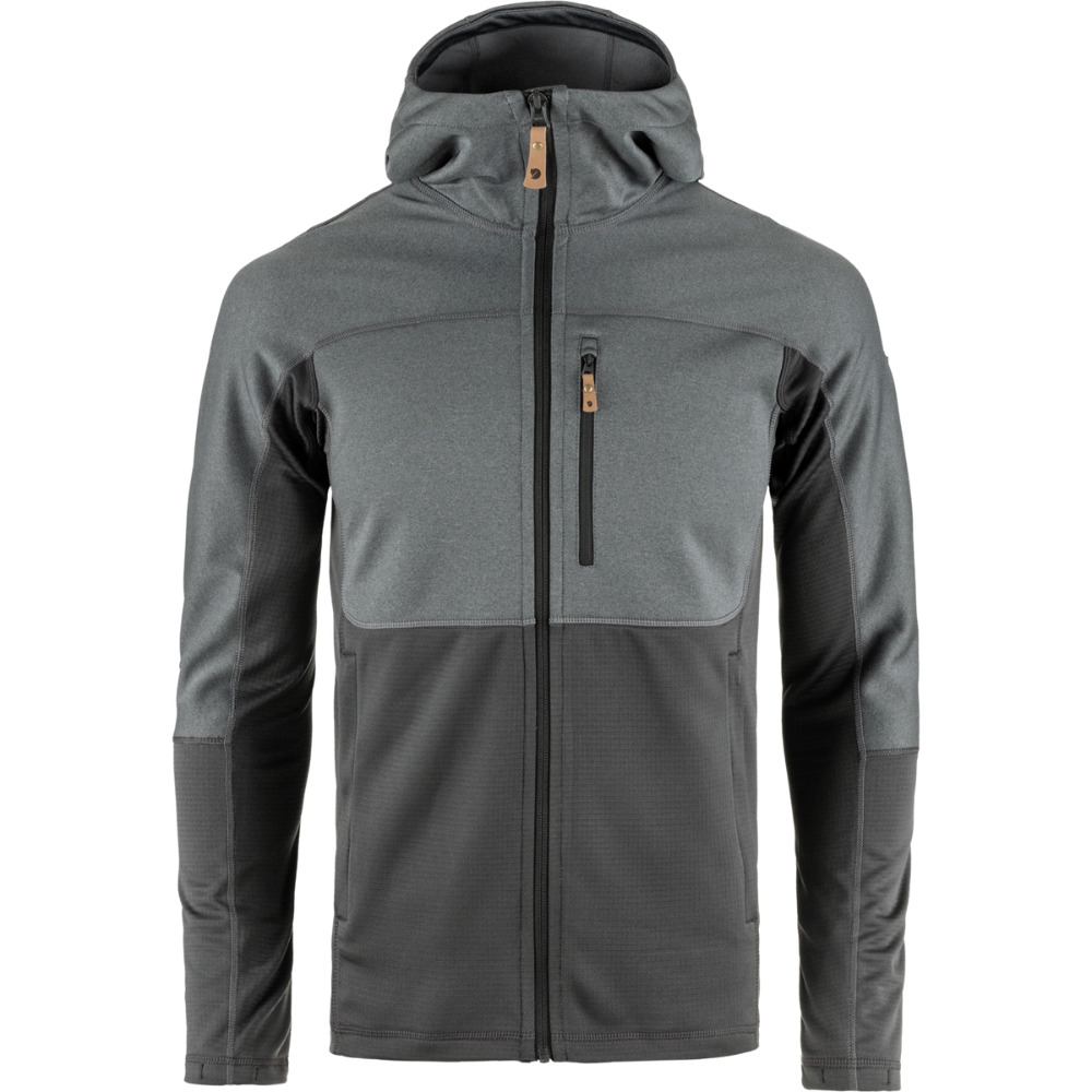 Fjällräven - Abisko Trail Fleece  - Iron Grey-Grey - Fleece Jacke