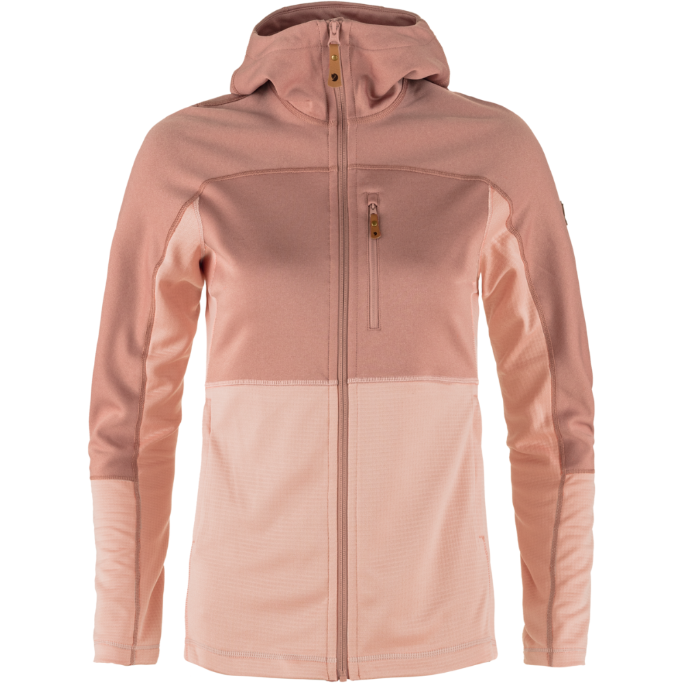 Fjällräven - Abisko Trail Fleece  - Chalk Rose-Dusty Rose - Outdoor-Jacke