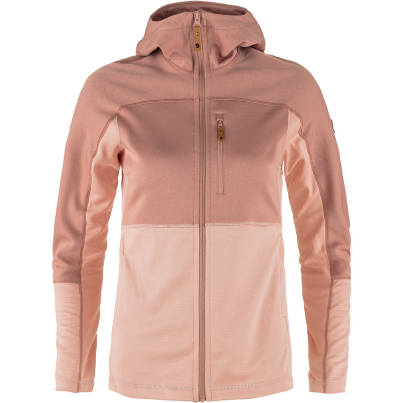 Fjällräven - Abisko Trail Fleece  - Chalk Rose-Dusty Rose - Outdoor-Jacke