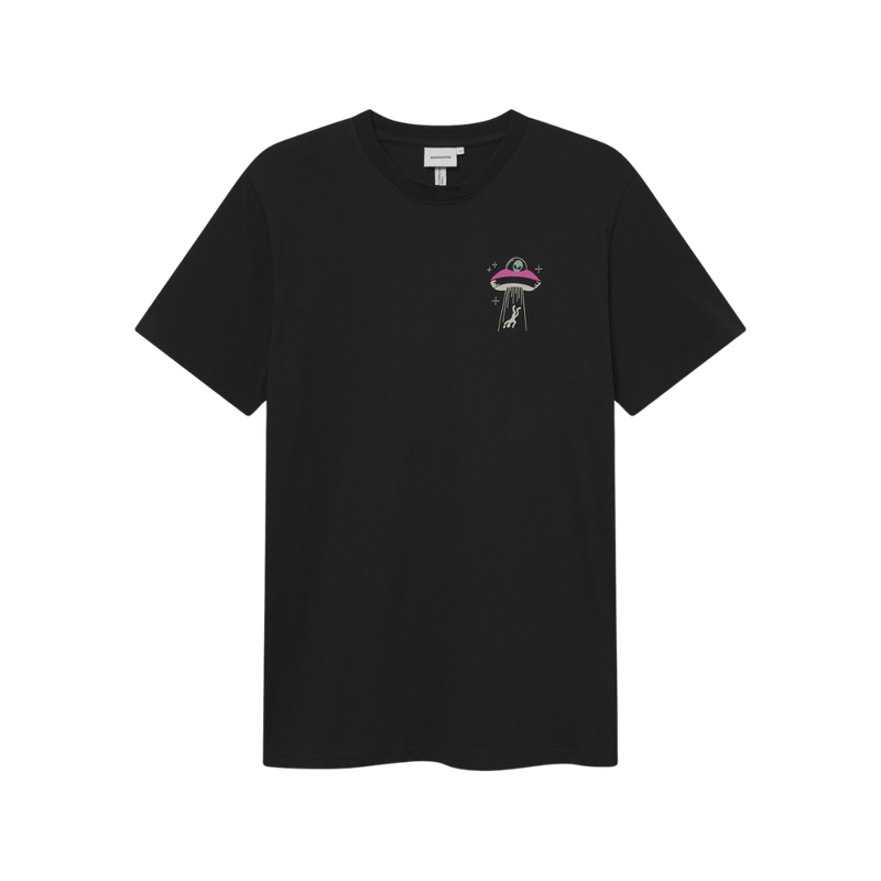 Dedicated - Stockholm UFO Chest  - Black - T-Shirt