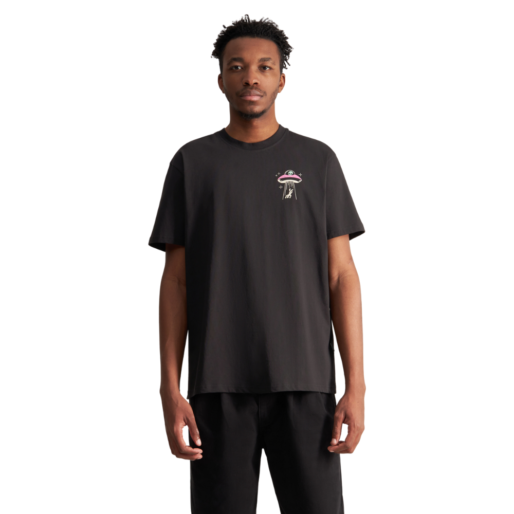 Dedicated - Stockholm UFO Chest  - Black - T-Shirt