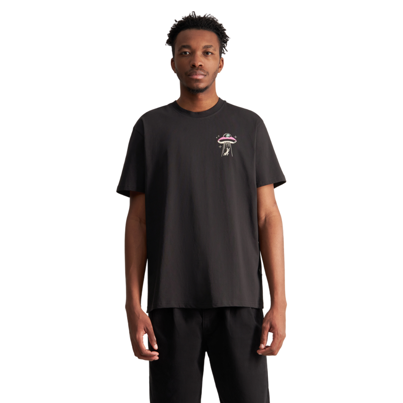 Dedicated - Stockholm UFO Chest  - Black - T-Shirt