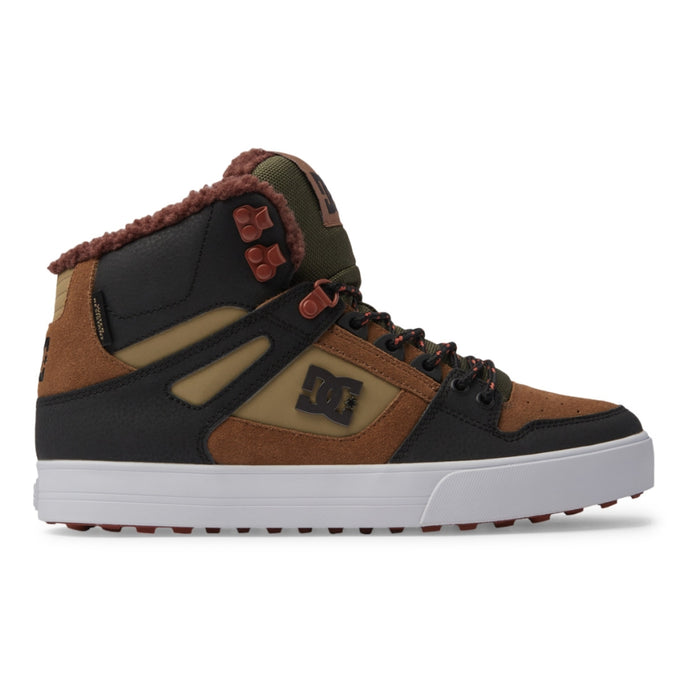 DC - PURE HIGH-TOP WC WNT - BROWN/BROWN/GREEN - Winterschuh