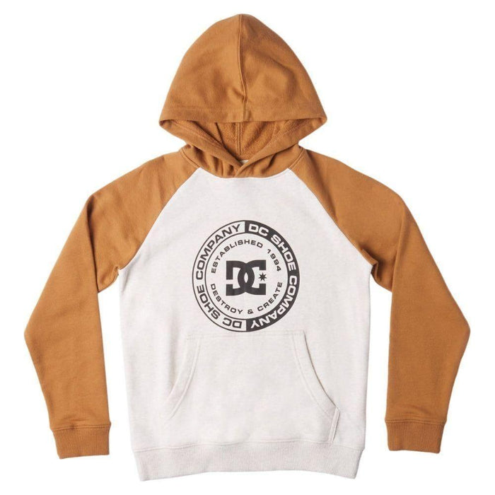 DC - DC CORPO RAGLAN PH BOY - SNOW HEATHER/CHIPMUNK - Hoodie