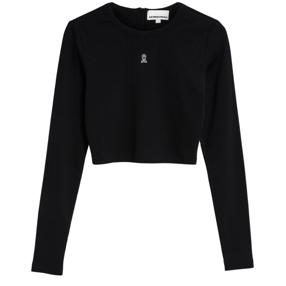 Armed Angels - Jaalitaa Logo - Black - Fashion Top