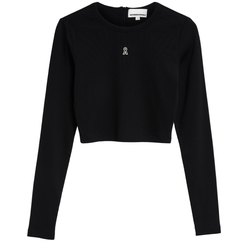 Armed Angels - Jaalitaa Logo - Black - Fashion Top