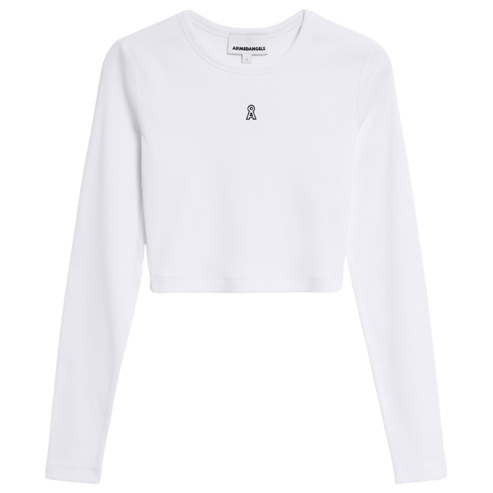 Armed Angels - Jaalitaa Logo - White - Fashion Top