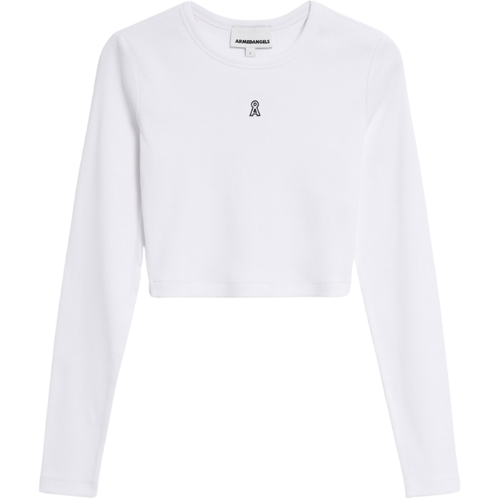 Armed Angels - Jaalitaa Logo - White - Fashion Top
