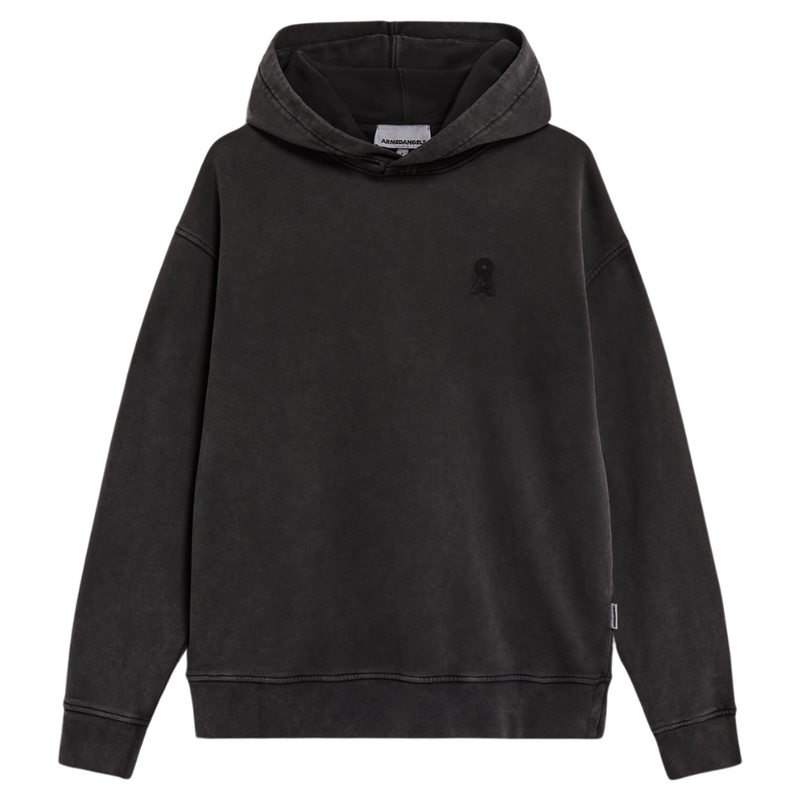 Armed Angels - Tubaa Gmt Dye - Black Washed - Hoodie