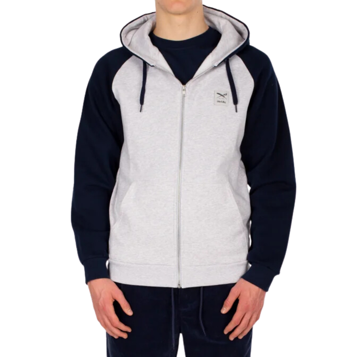 Iriedaily - De College 2 Zip Hood  - ash heather - Zip Hoodie