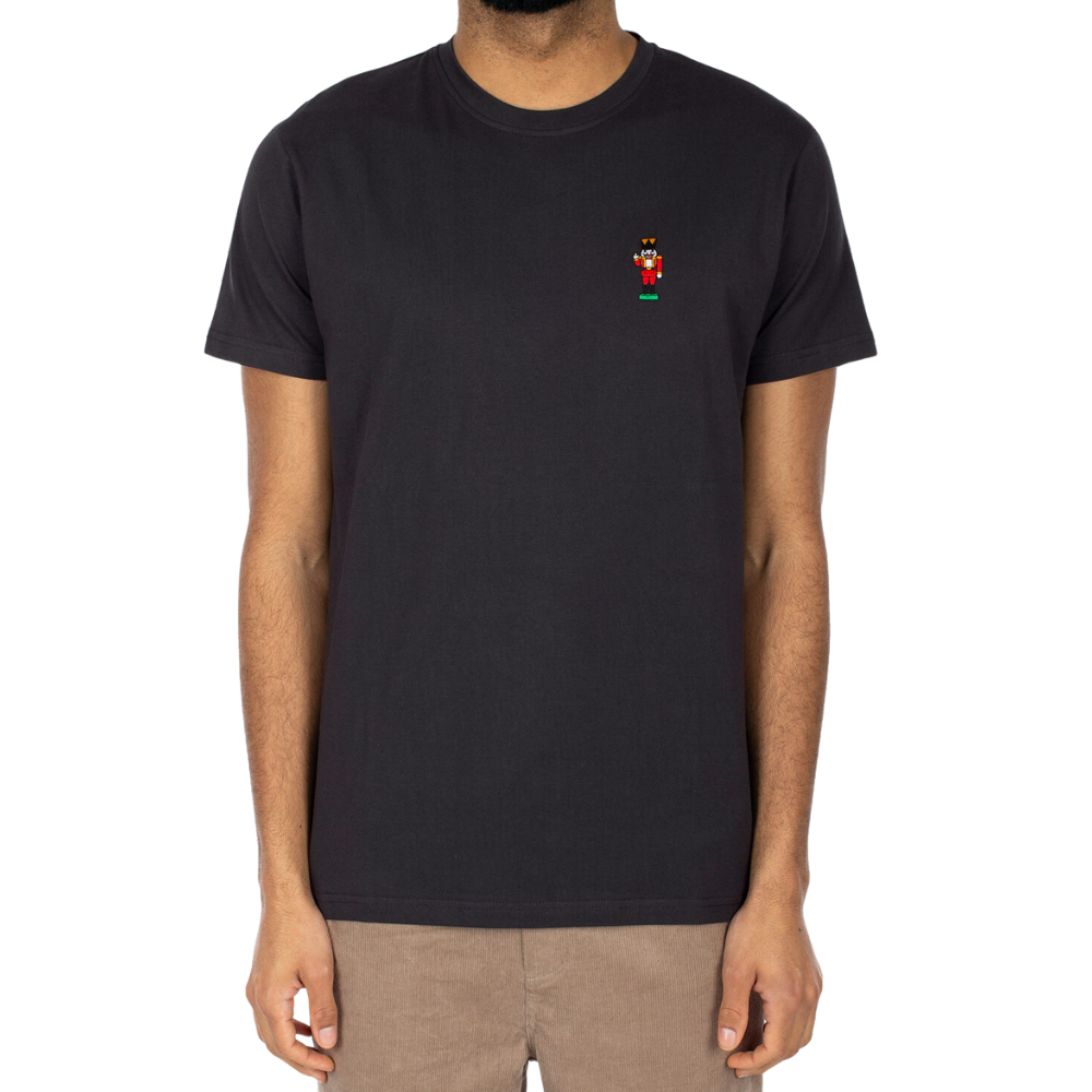 Iriedaily - Nutcrax Emb Tee  - coal - T-Shirt