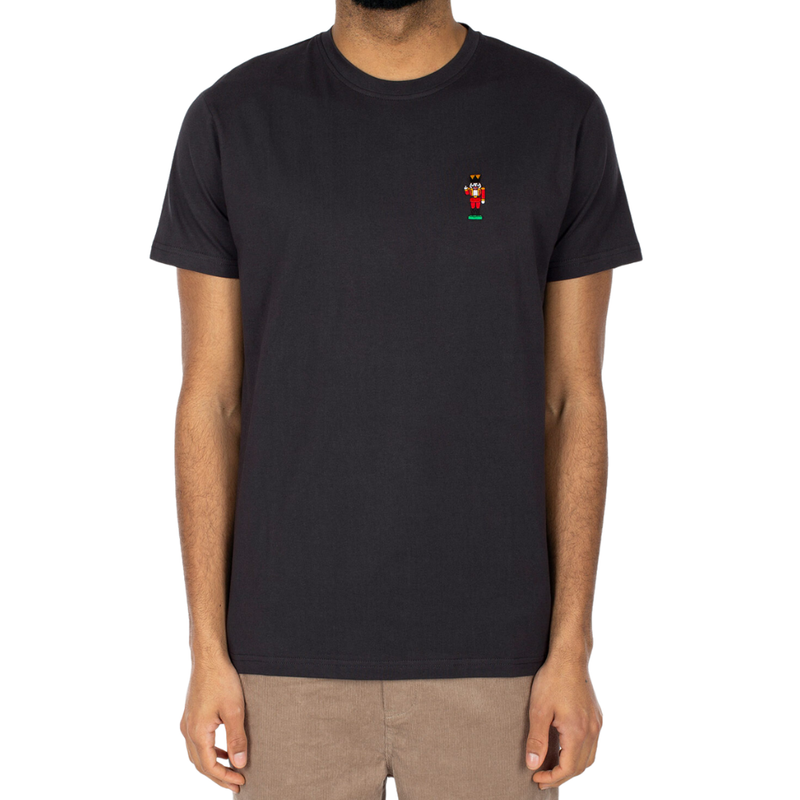 Iriedaily - Nutcrax Emb Tee  - coal - T-Shirt