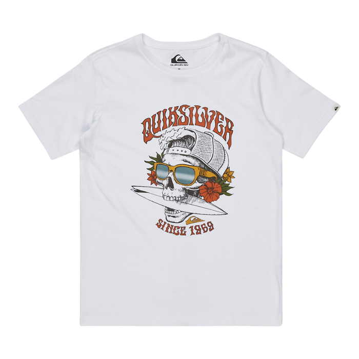 Quiksilver - Qs Skull 69 Yth - White - T-Shirt