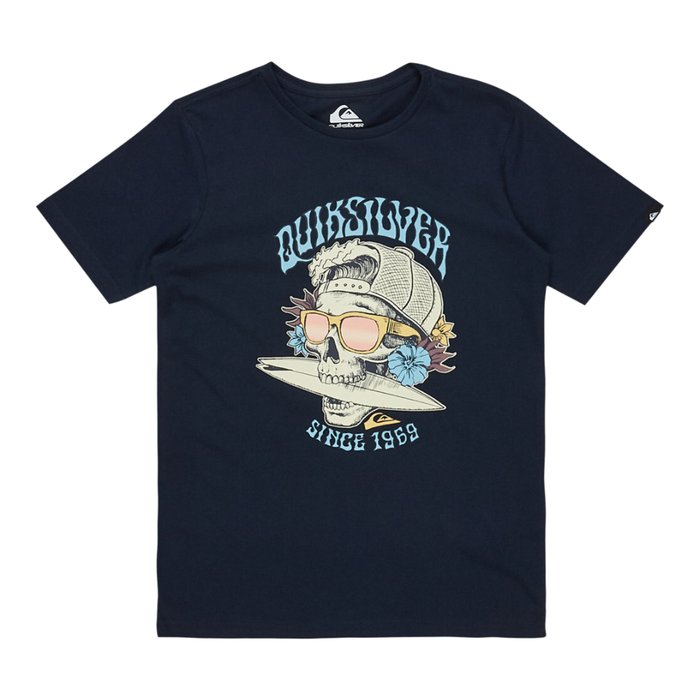 Quiksilver - Qs Skull 69 Yth - Navy Blazer - T-Shirt