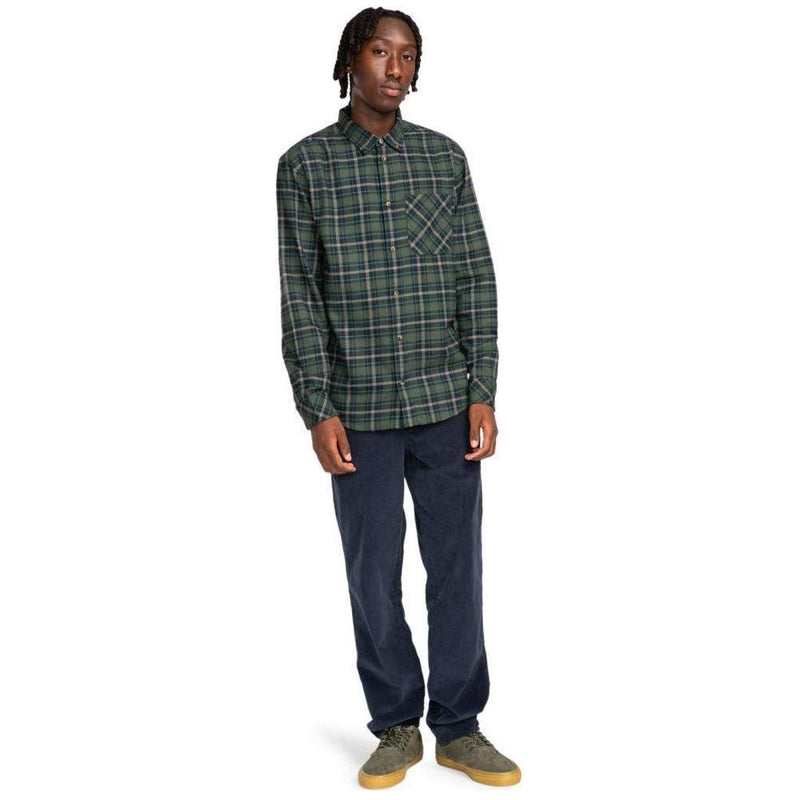 Element - Ivy LS - Deep Forest Plaid - Langarmhemd