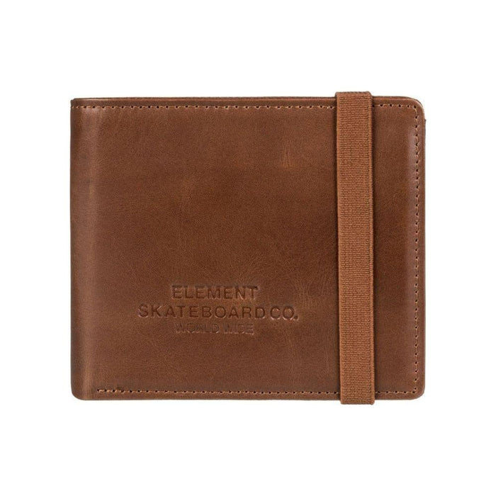 Element - Strapper Leather Wallet - Brown - Ledergeldtasche