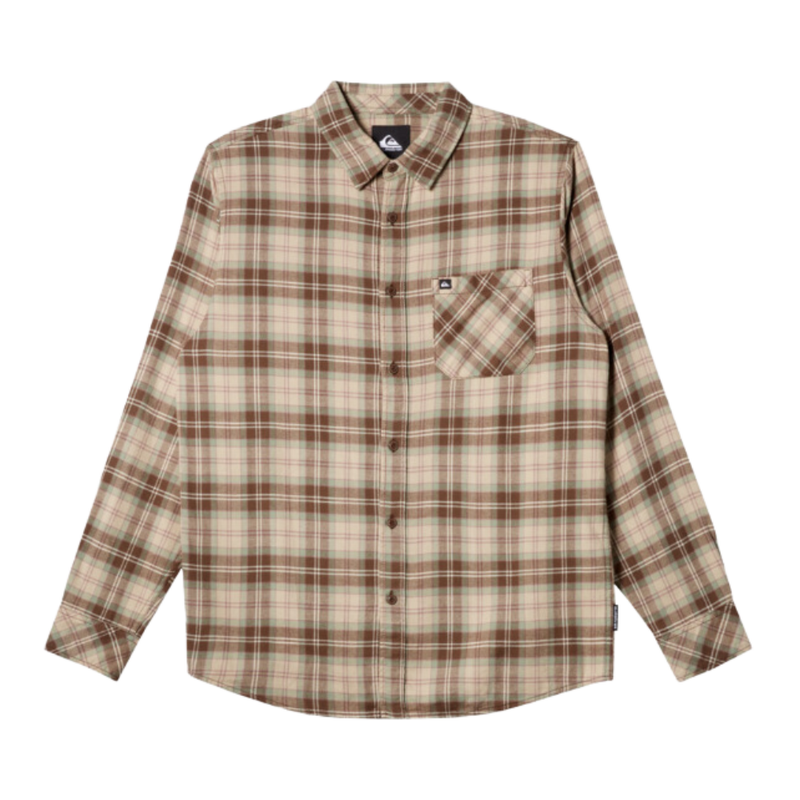 Quiksilver - Ensign Classic Flannel - Dark Brown Ensign Classic Flan - Langarmhemd