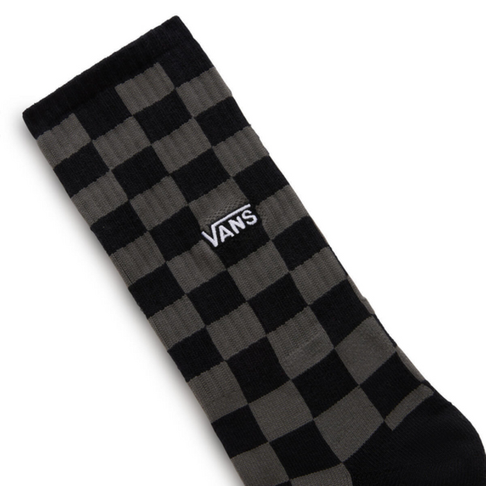 Vans - Checkerboard Crew  - Black/Charcoal - Socken