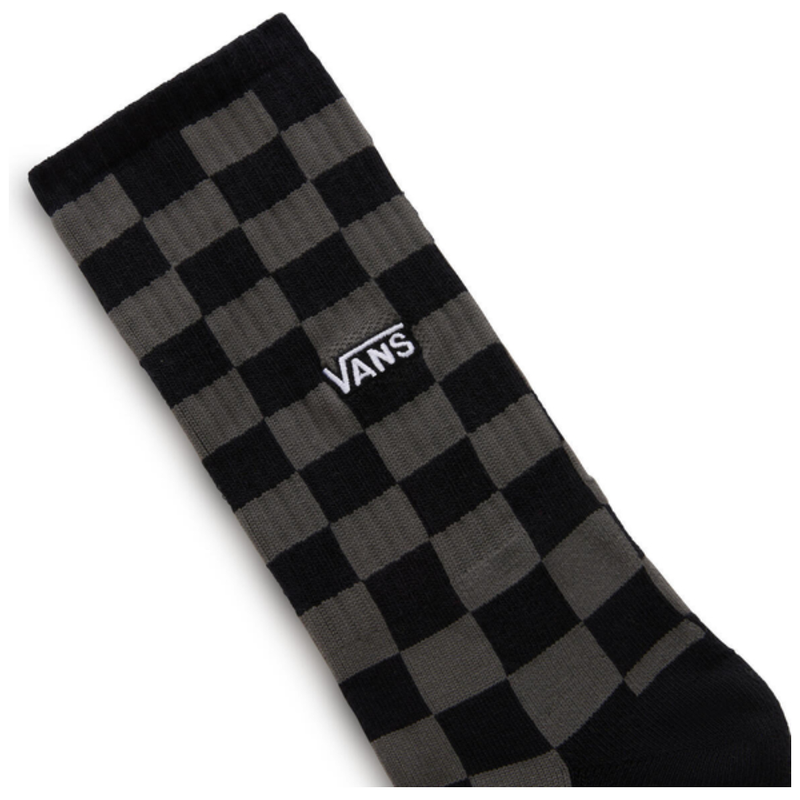 Vans - Checkerboard Crew  - Black/Charcoal - Socken