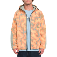 Volcom - Tt B Iguchi Zip Fleece - Tigerlily - Fleece Jacke