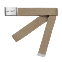 Carhartt - Clip Belt Chrome - Leather - Textilgürtel